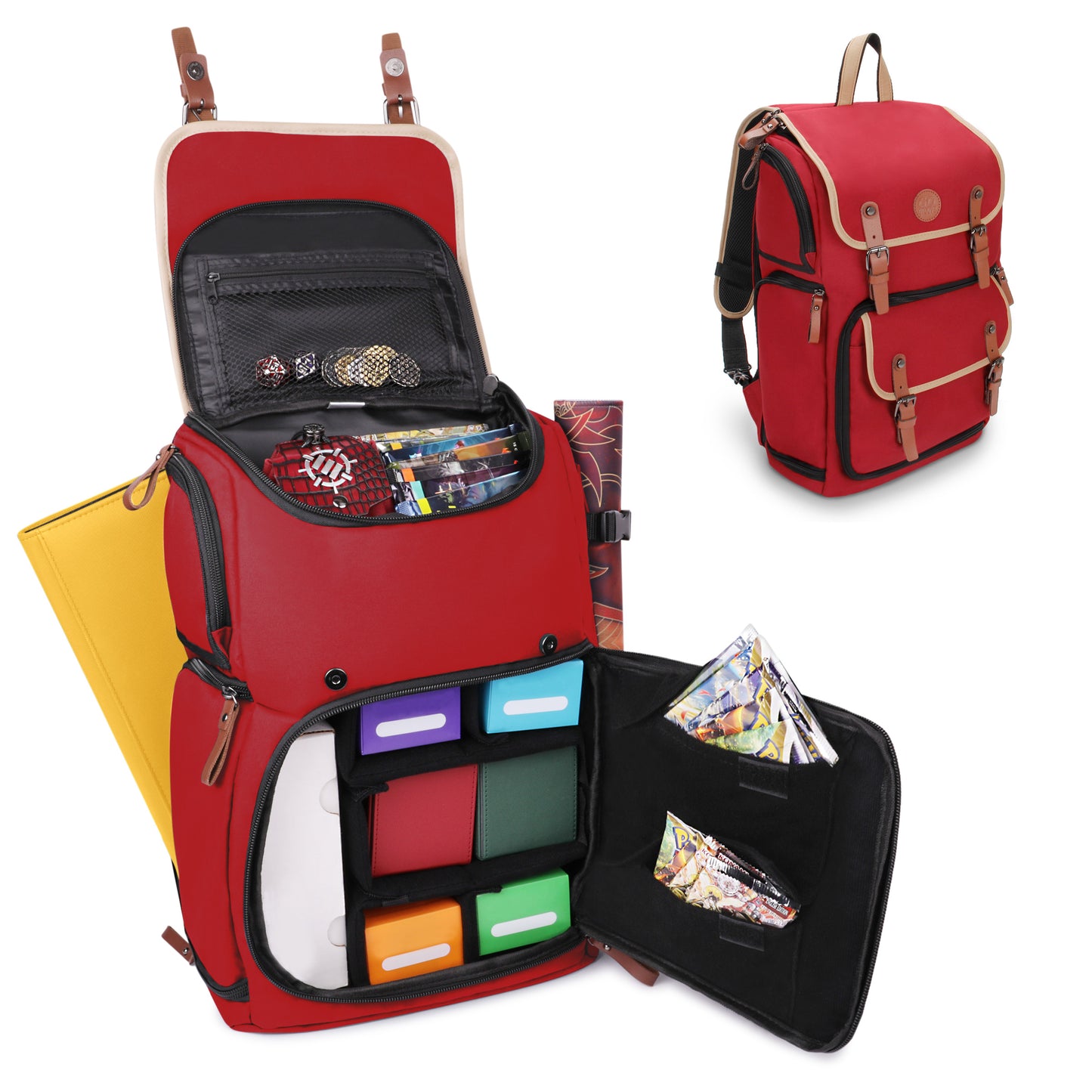 Enhance - Designer Edition TCG Backpack: Red