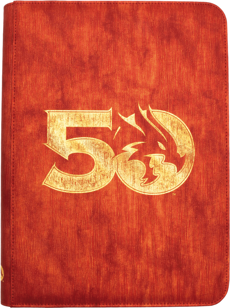 D&D : Portfolio livre et personnage 50 anniversaire