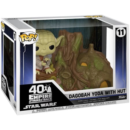 STAR WARS - POP Town Star Wars Dagobah Yoda with Hut n°11