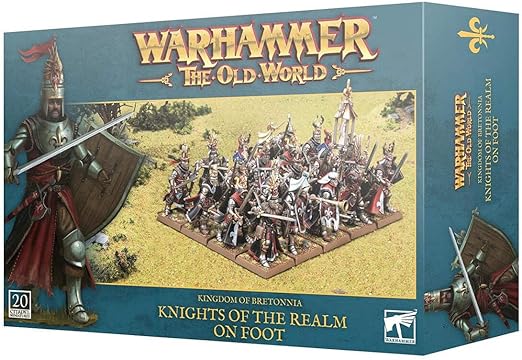 Warhammer The Old World - Kingdom of bretonnia : Knights of the realm on foot