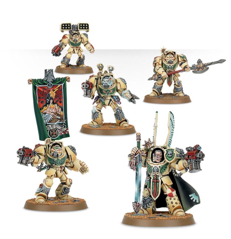 Warhammer 40k - Dark Angels : Deathwing command squad/escouade d'état-major Deathwing