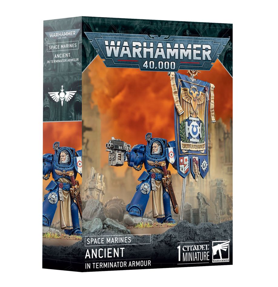 Warhammer 40k - Space Marines : Ancient in Terminator Armour / Doyen en Armure Terminator