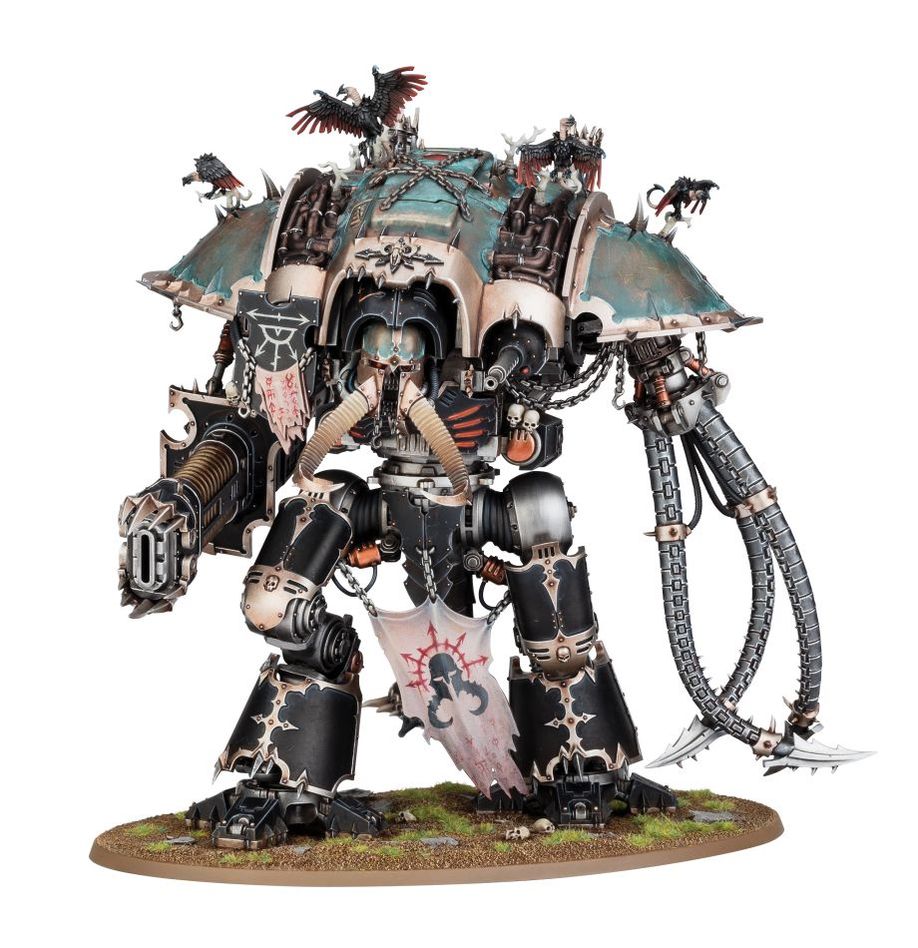 Warhammer 40k - Chaos knights - Knight abominant/chevalier abominable