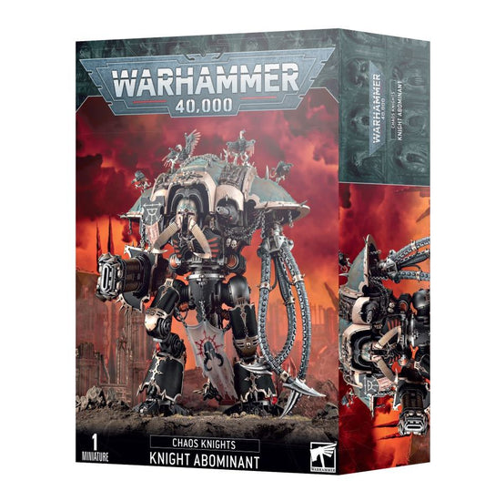 Warhammer 40k - Chaos knights - Knight abominant/chevalier abominable