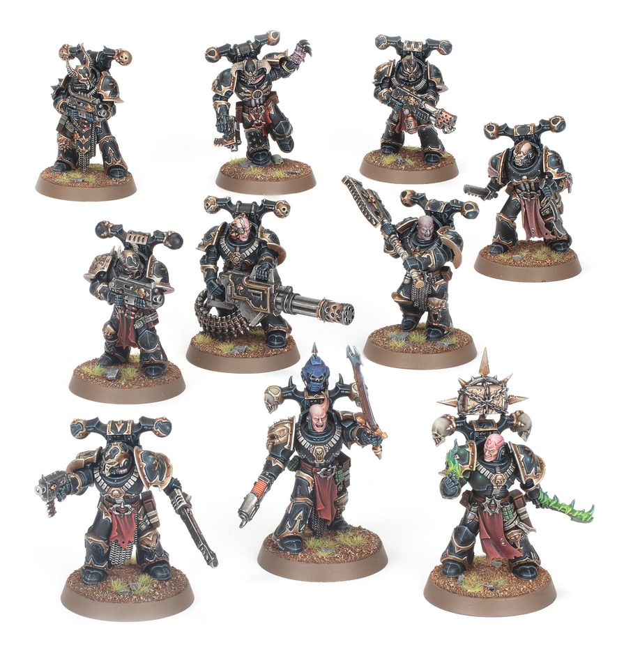 Warhammer 40k - Chaos Space Marines : Legionaries / Légionnaires