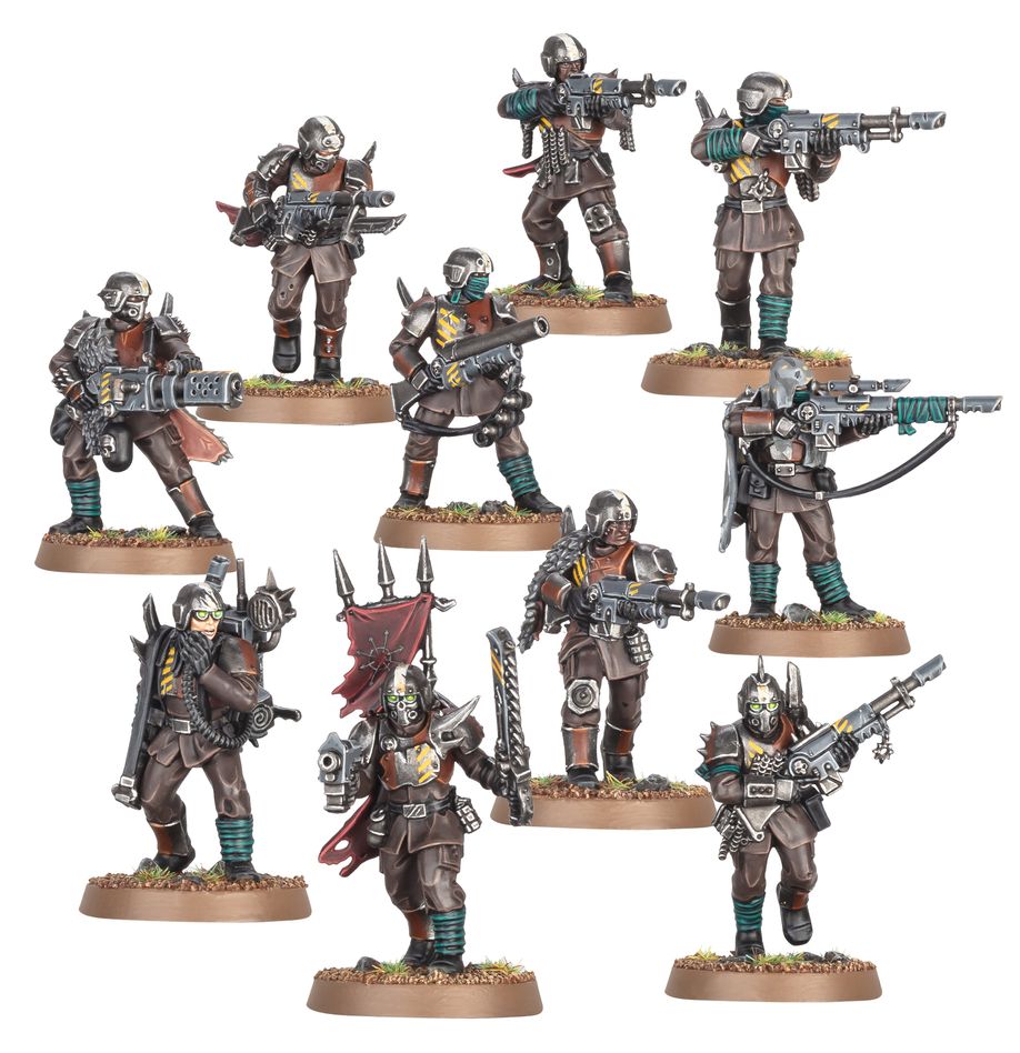 Warhammer 40k - Chaos Space Marines : Traitor Guardsmen Squad / Escouade de gardes renégats