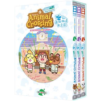 ANIMAL CROSSING - LE JOURNAL DE L'ILE - COFFRET T01 A T03