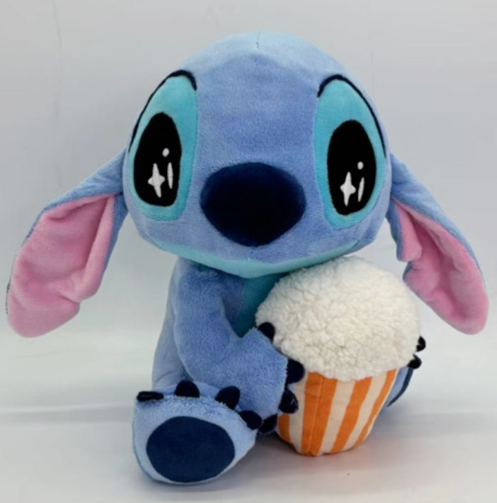 STITCH avec Popcorn - Peluche 25cm