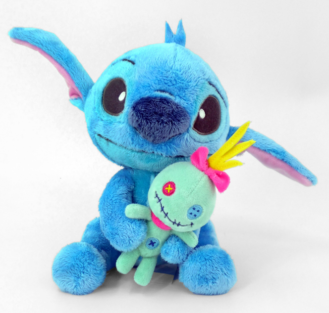 STITCH - Peluche Stitch avec Scrump - 25cm