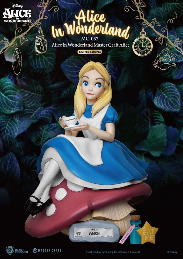 DISNEY - Alice - Statuette Master Craft 36cm