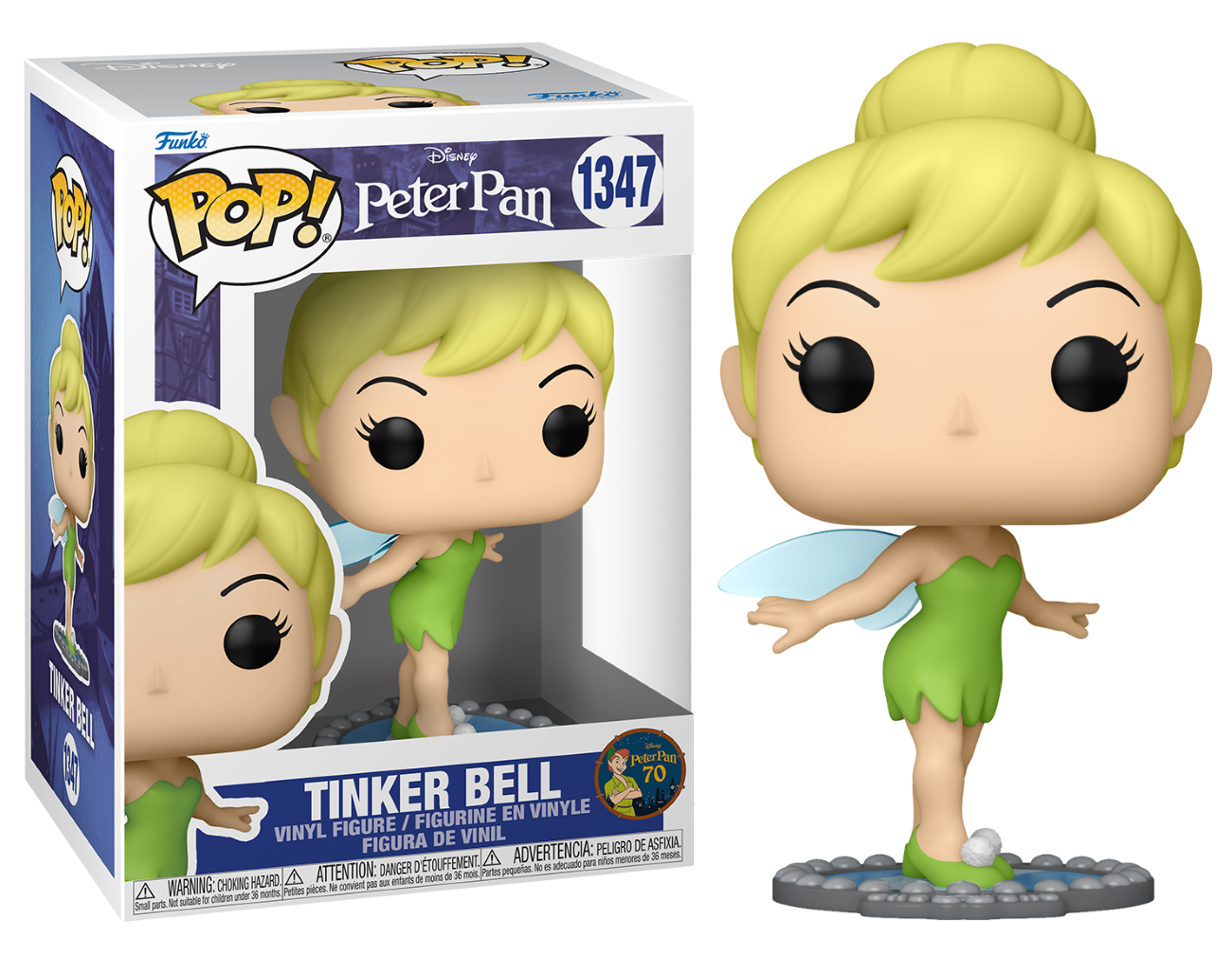 Funko Pop! 1347 - Fee Clochette - Peter Pan 70E Anniversaire