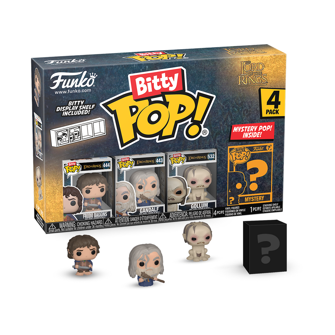 LE SEIGNEUR DES ANNEAUX - Bitty Pop 4 Pack 2.5cm - Frodon