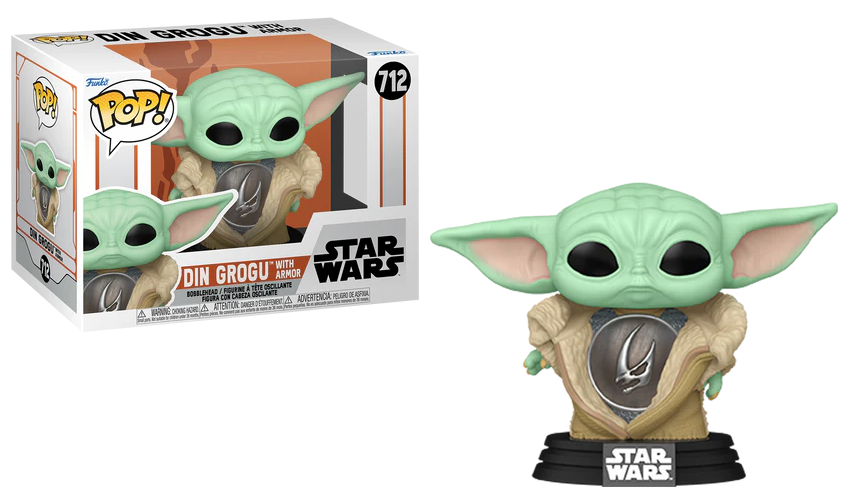 THE MANDALORIAN - POP Star Wars N° 712 - Grogu (Armure)