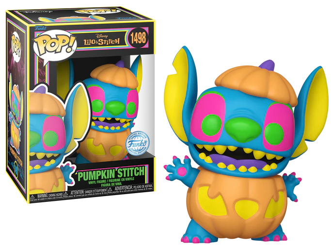 LILO & STITCH - POP Disney N° 1498 - Stitch Citrouille (BLKLT)