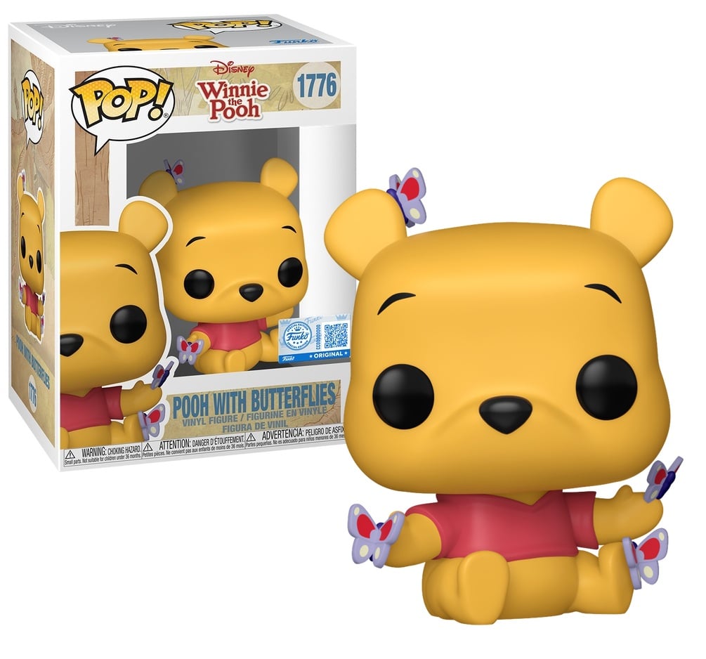 WINNIE L'OURSON - POP Disney N° 1776 - Winnie avec Papillon