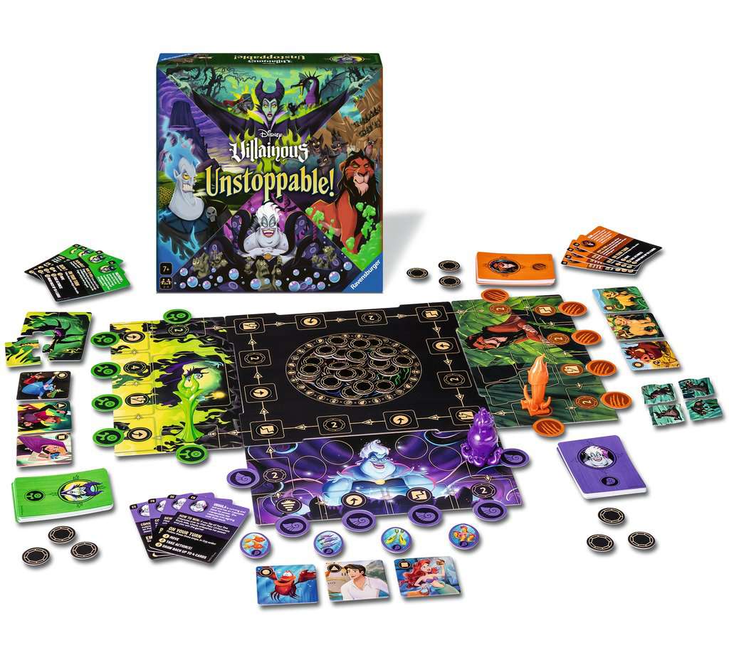 DISNEY VILLAINOUS - Unstoppable - Jeu de plateau