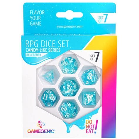 GameGenic : RPG Dice Set - Candy-Likes Series Blueberry (Set of 7)
