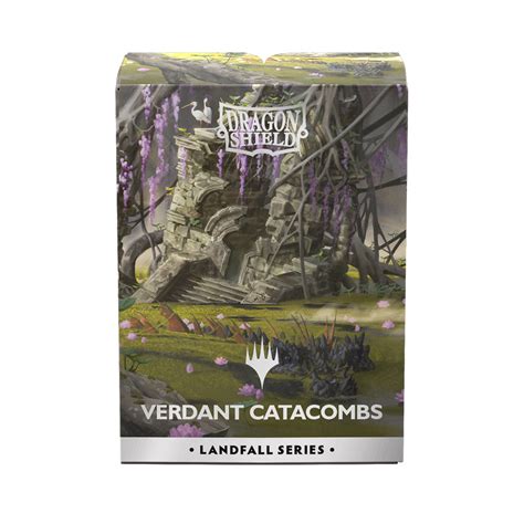 Dragon Shield - 100 Matte Dual Sleeves - Landfall Series : Verdant Catacombs