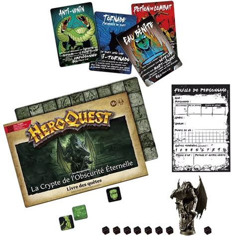 HEROQUEST - Extension : La Crypte de l'Obscurité Eternelle - Pack de Quête (FR)