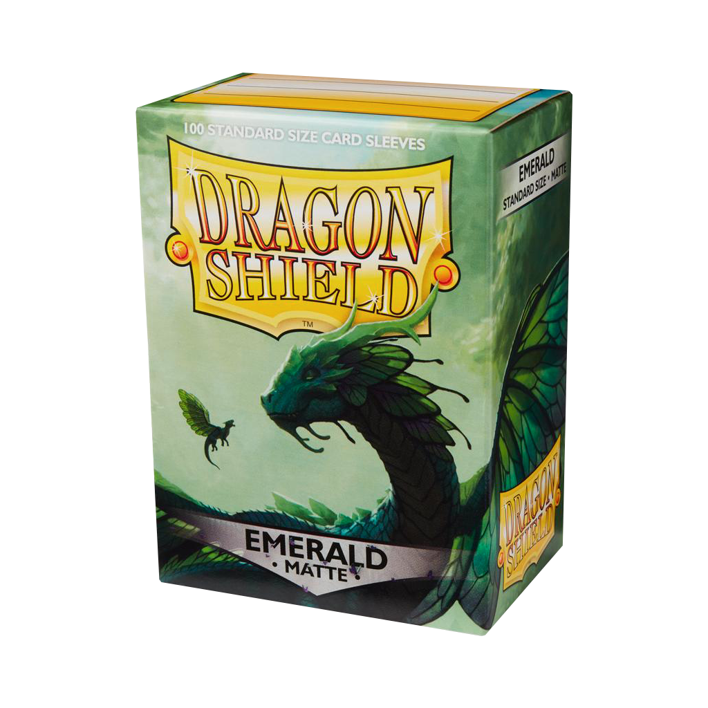 Dragon Shield - 100 Sleeves standard Matte - Emerald