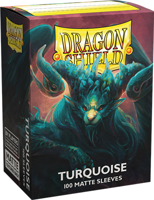 Dragon Shield - 100 Sleeves standard - Turquoise