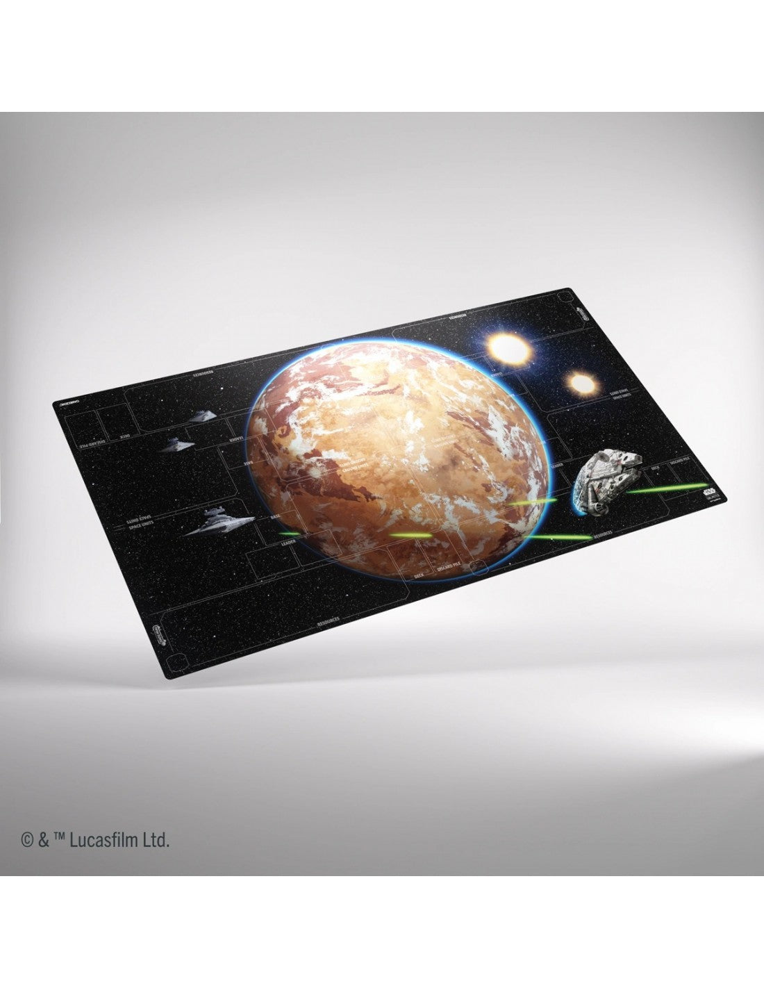 GameGenic / Star Wars Unlimited - Battle Zone Game Map XL Tapis avec design Twin Suns