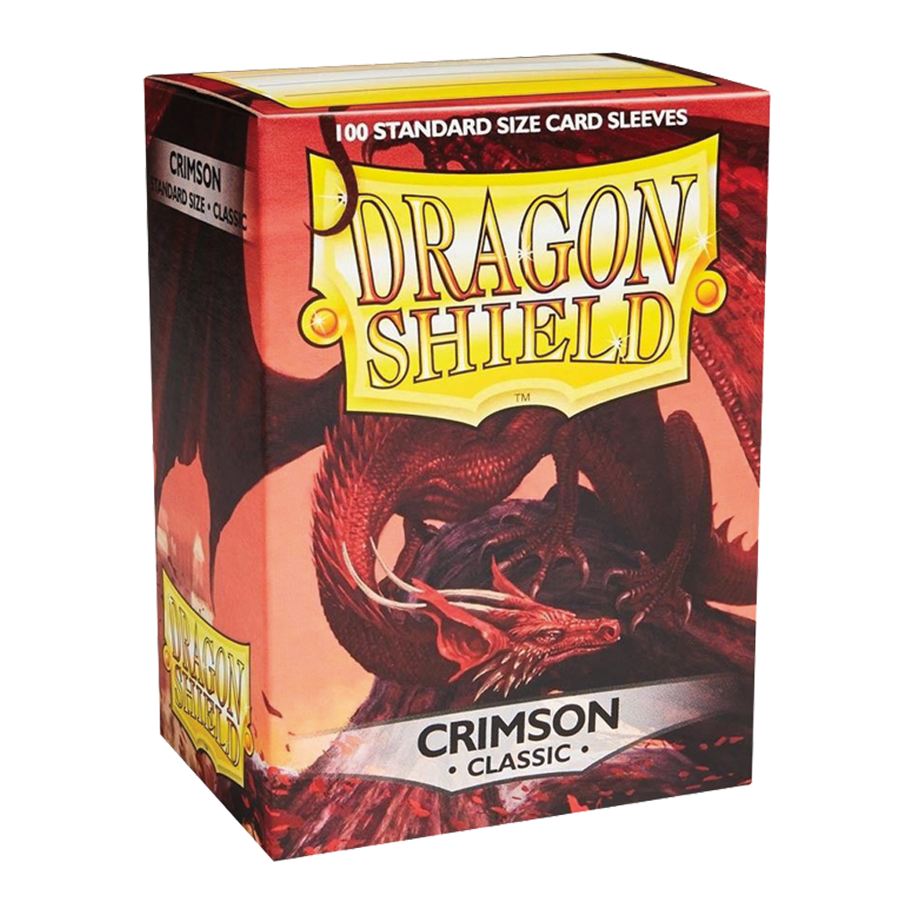 Dragon Shield - 100 Sleeves standard Matte - Crimson