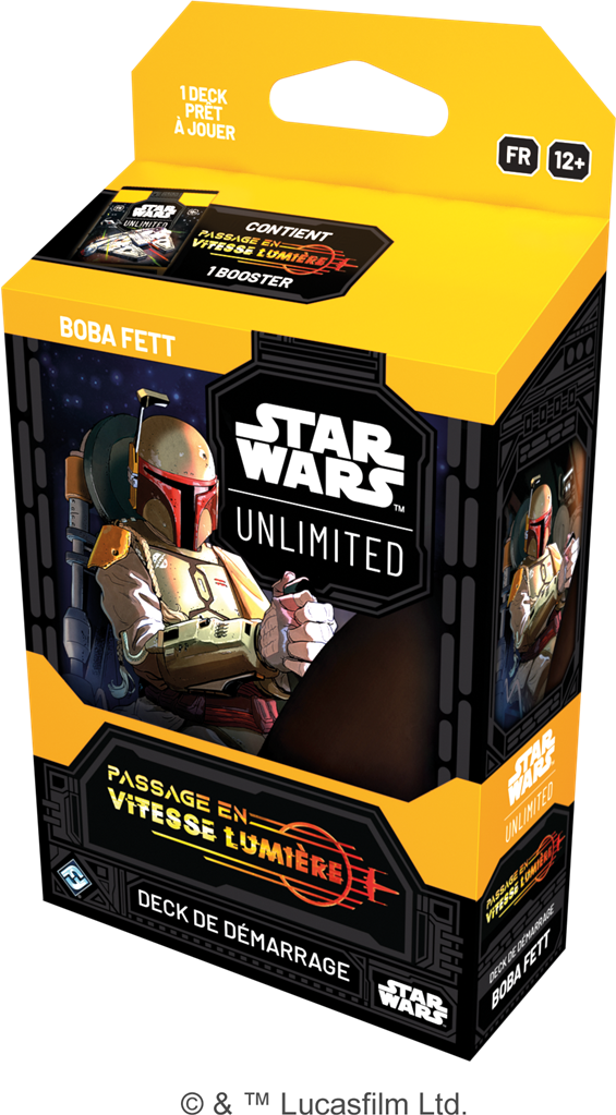 Star Wars Unlimited - Passage en vitesse lumière - Deck de démarrage Boba Fett (français)
