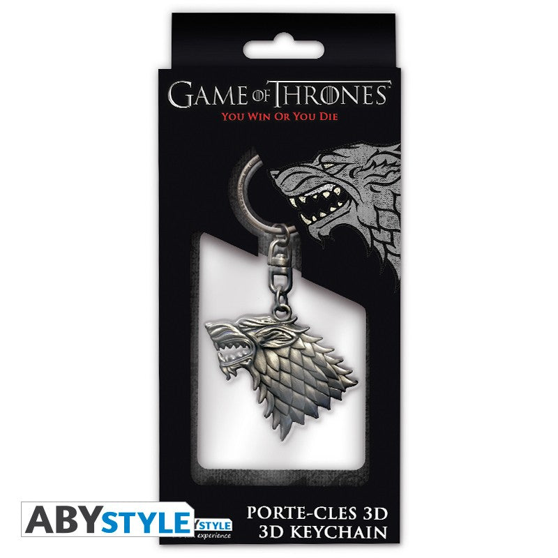 GAME OF THRONES - Porte-clés 3D "Stark"