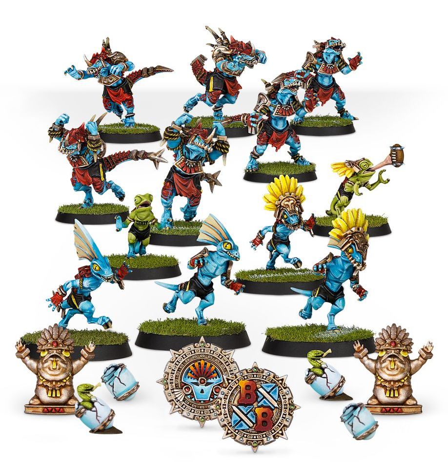 Warhammer : Blood Bowl - Équipe de Blood Bowl d'Hommes-lézards: Gwaka'moli Crater Gators
