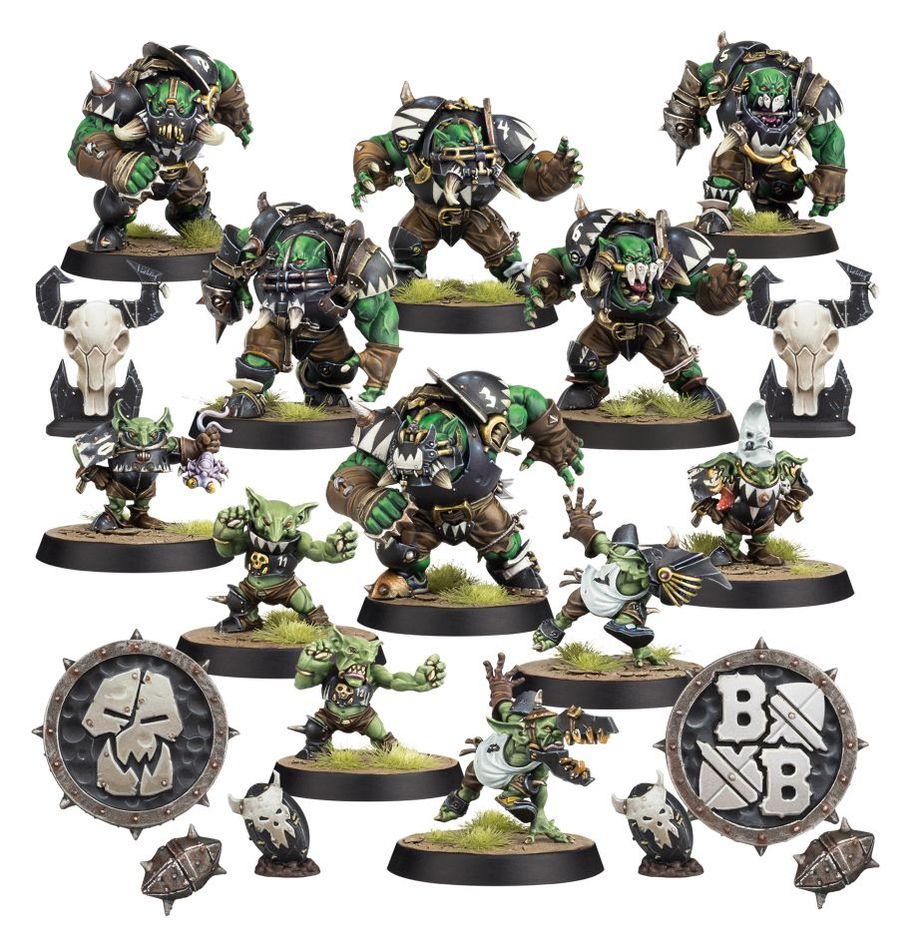 Warhammer : Blood Bowl - Équipe d'Orques Noirs pour Blood Bowl: les Thunder Valley Greenskins
