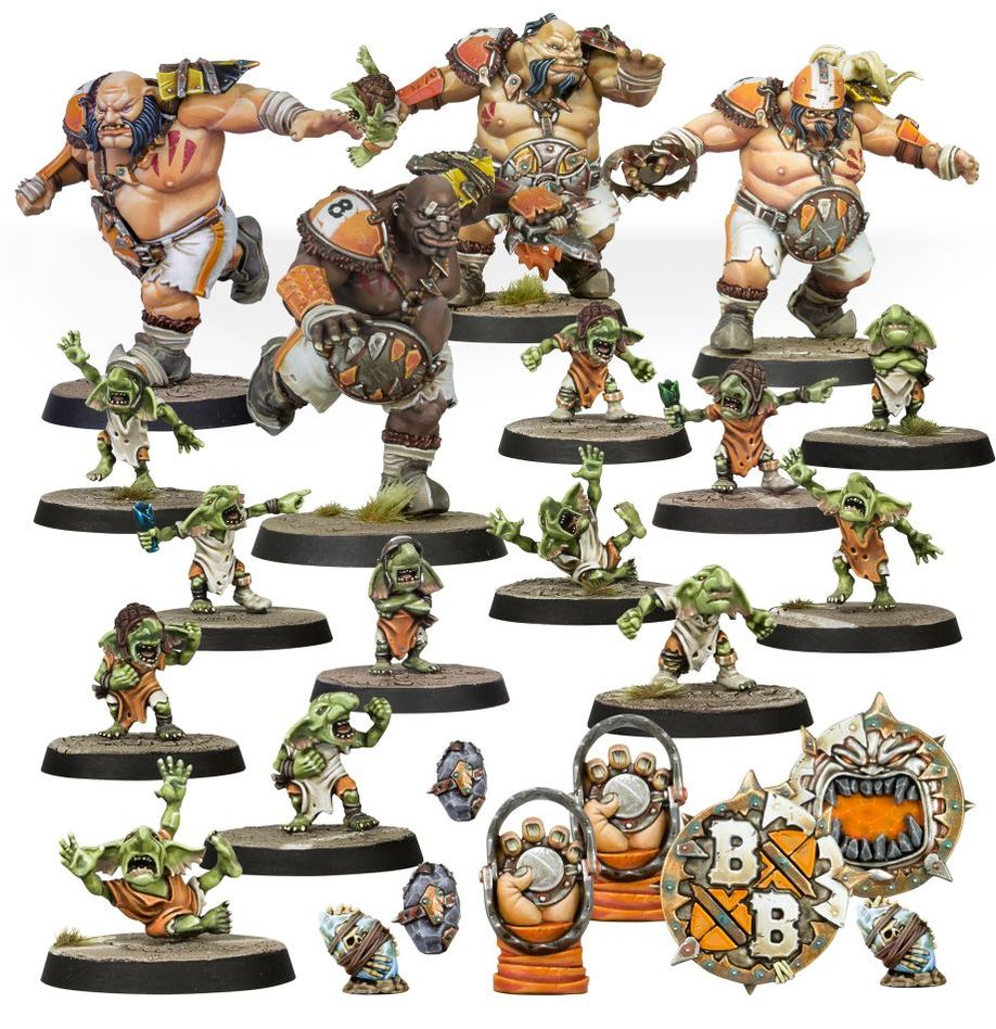 Warhammer : Blood Bowl - Équipe de Blood Bowl d'Ogres: Fire Mountain Gut Busters