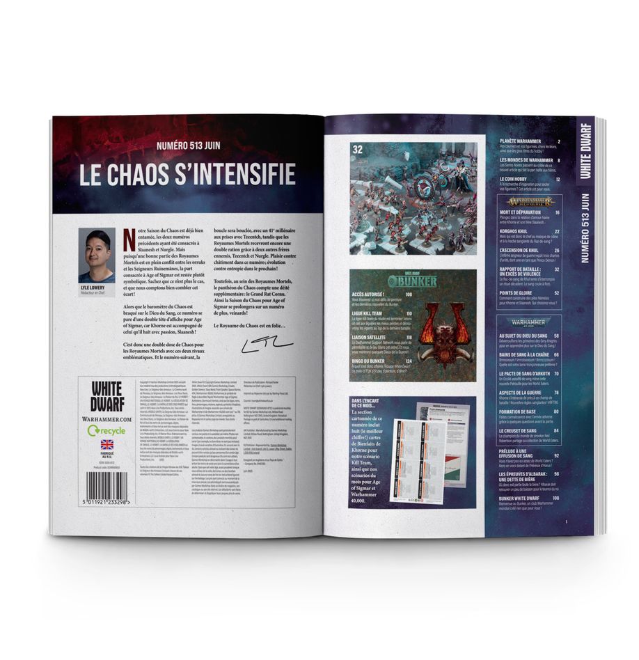 Warhammer - White Dwarf : numero 513 (français)