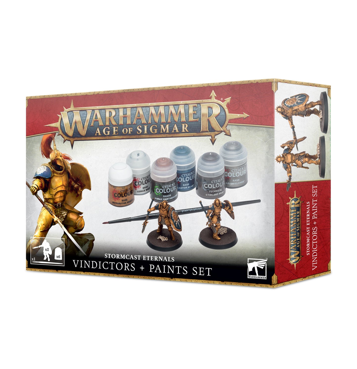 Warhammer Aos stormcast Vindictor paint set