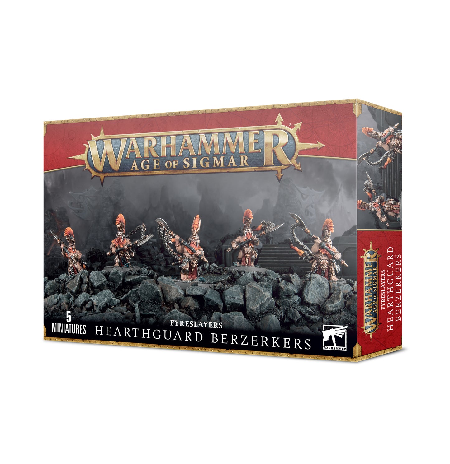Warhammer Age of Sigmar - Fyreslayers Hearthguard Berserkers
