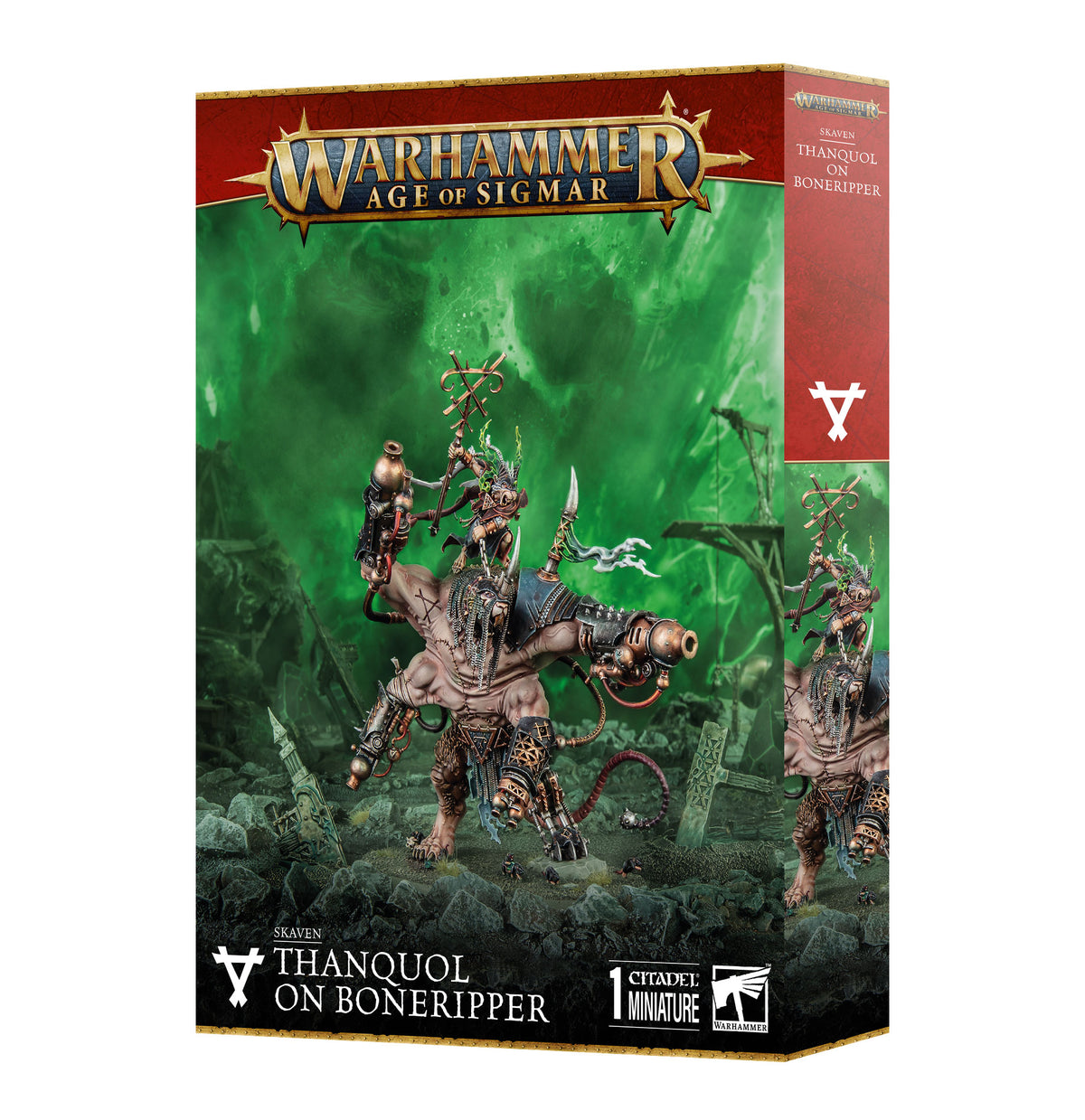 warhammer age of sigmar Skaven Thanquol On Boneripper