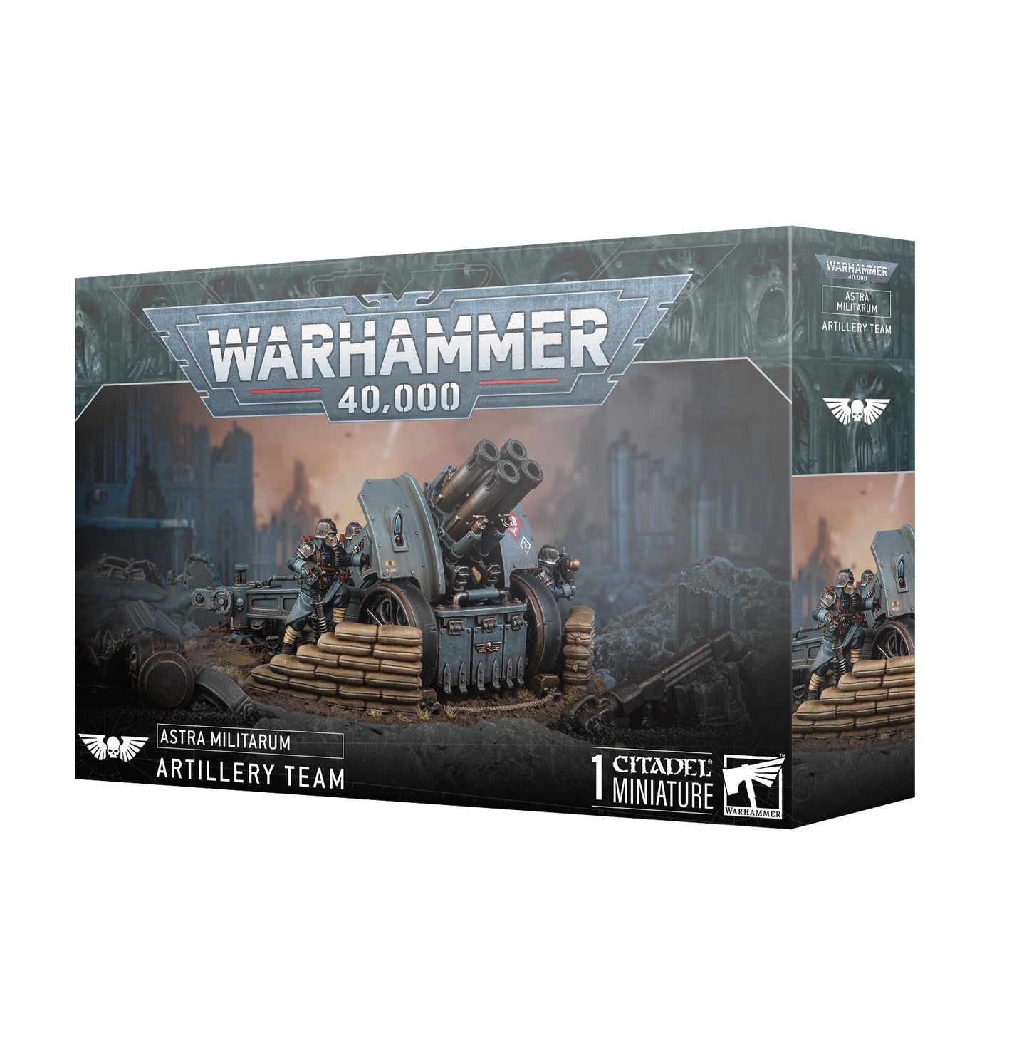 Warhammer 40k -Astra Militarum Artillery Team