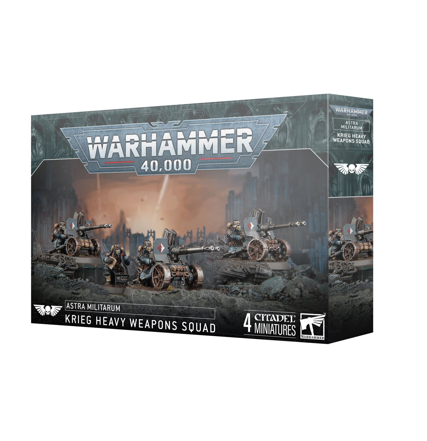 Warhammer 40k -Astra Militarum Krieg Heavy Weapons Squad
