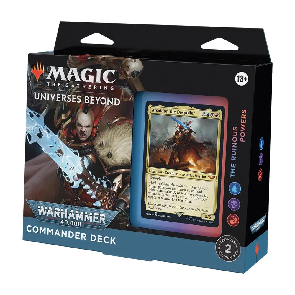 Magic the Gathering - Universes Beyond : Warhammer 40k - Commander Deck : The ruinous powers (English)