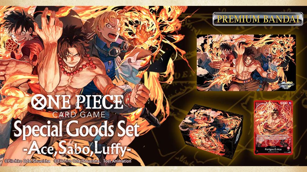 One Piece Card Game - Special Goods Set - Ace/Sabo/Luffy