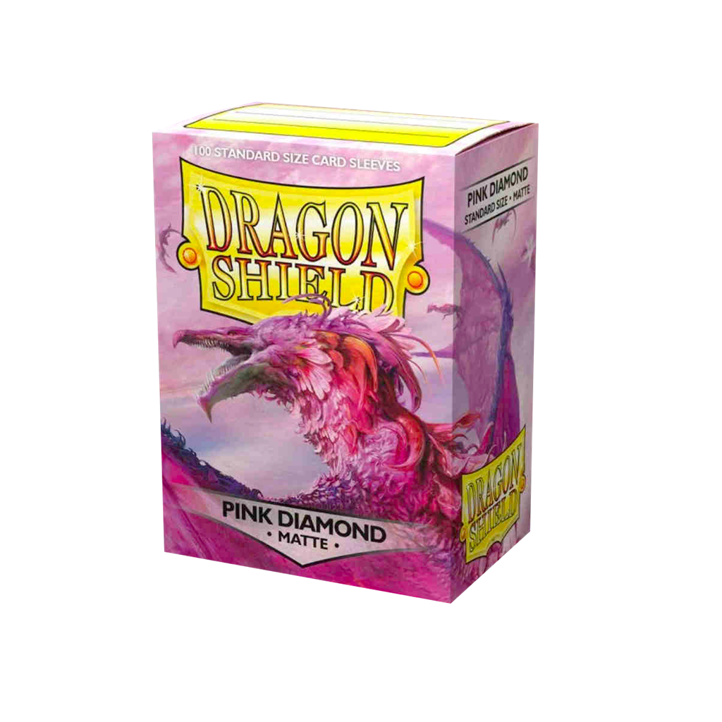 Dragon Shield - 100 Sleeves standard Matte - Pink diamond