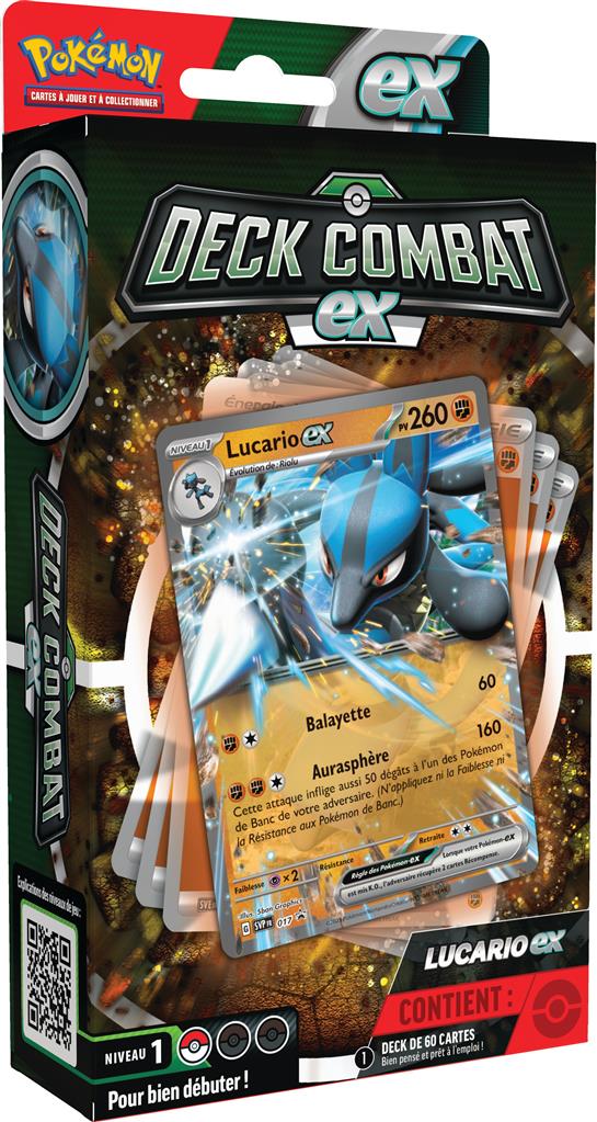 Pokémon - Deck Combat ex (niveau 1) : Lucario ex (français) (Copie)