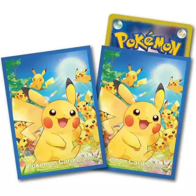 Pokemon TCG : Sleeves Pokemon Center - Grande Réunion de Pikachu