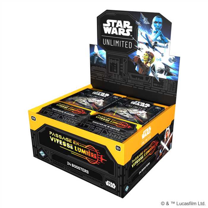 Star Wars Unlimited - Passage en vitesse lumière - Display 24 boosters (français)