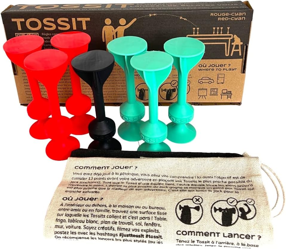 Tossit the ultimate dart game - Rouge cyan