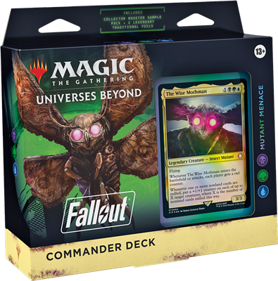 Magic the Gathering - Universes Beyond : Fallout - Commander deck Mutant menace (English)