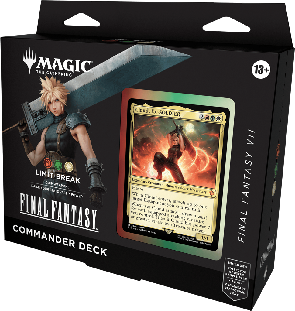 Magic the Gathering x Final Fantasy - Commander deck Limit Break FF VII 7 (English)