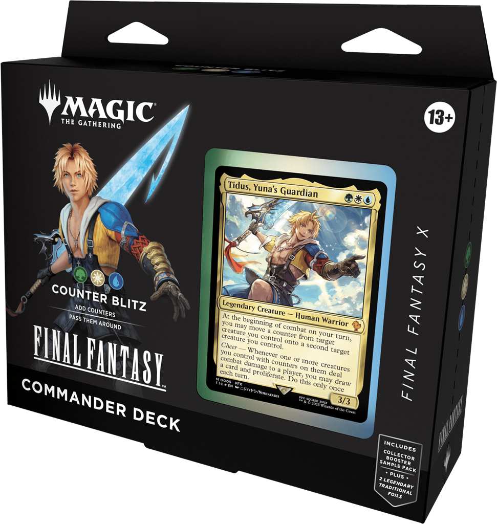 Magic the Gathering x Final Fantasy - Commander deck Counter Blitz FF X 10 (English)