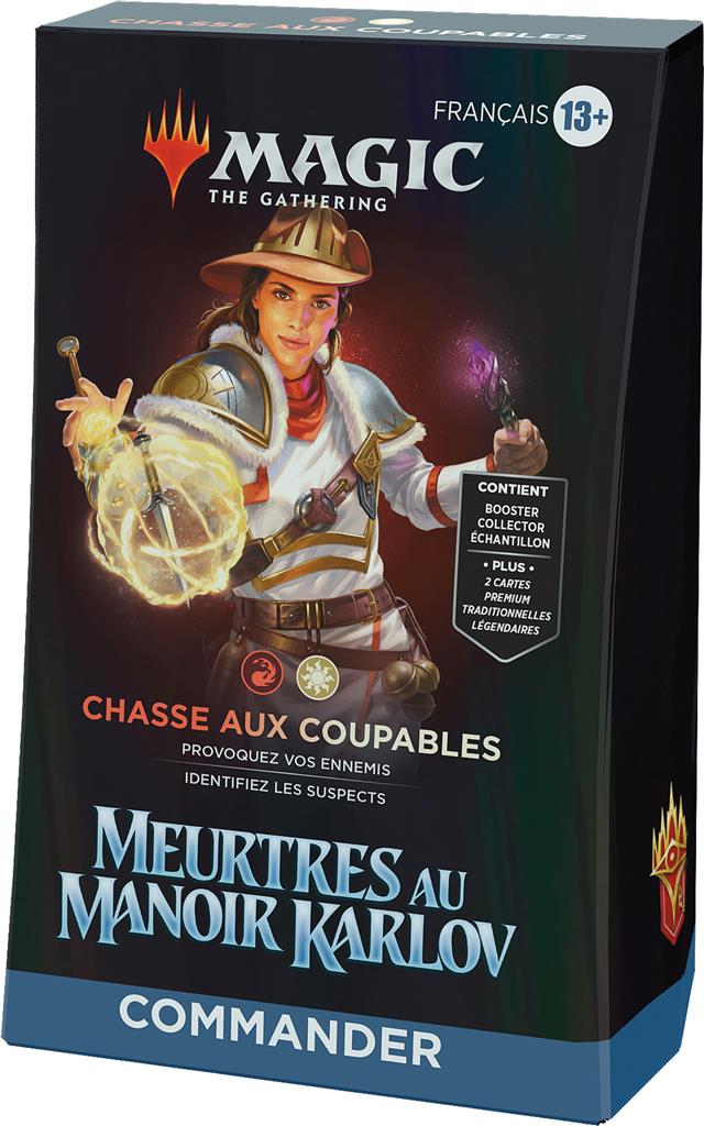 Magic the Gathering - Meutres au manoir Karlov - Commander deck : Chasse aux coupables (français)