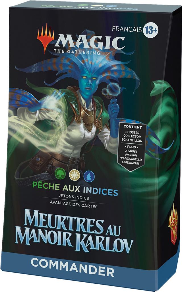 Magic the Gathering - Meutres au manoir Karlov - Commander deck : Pêche aux indices (français)